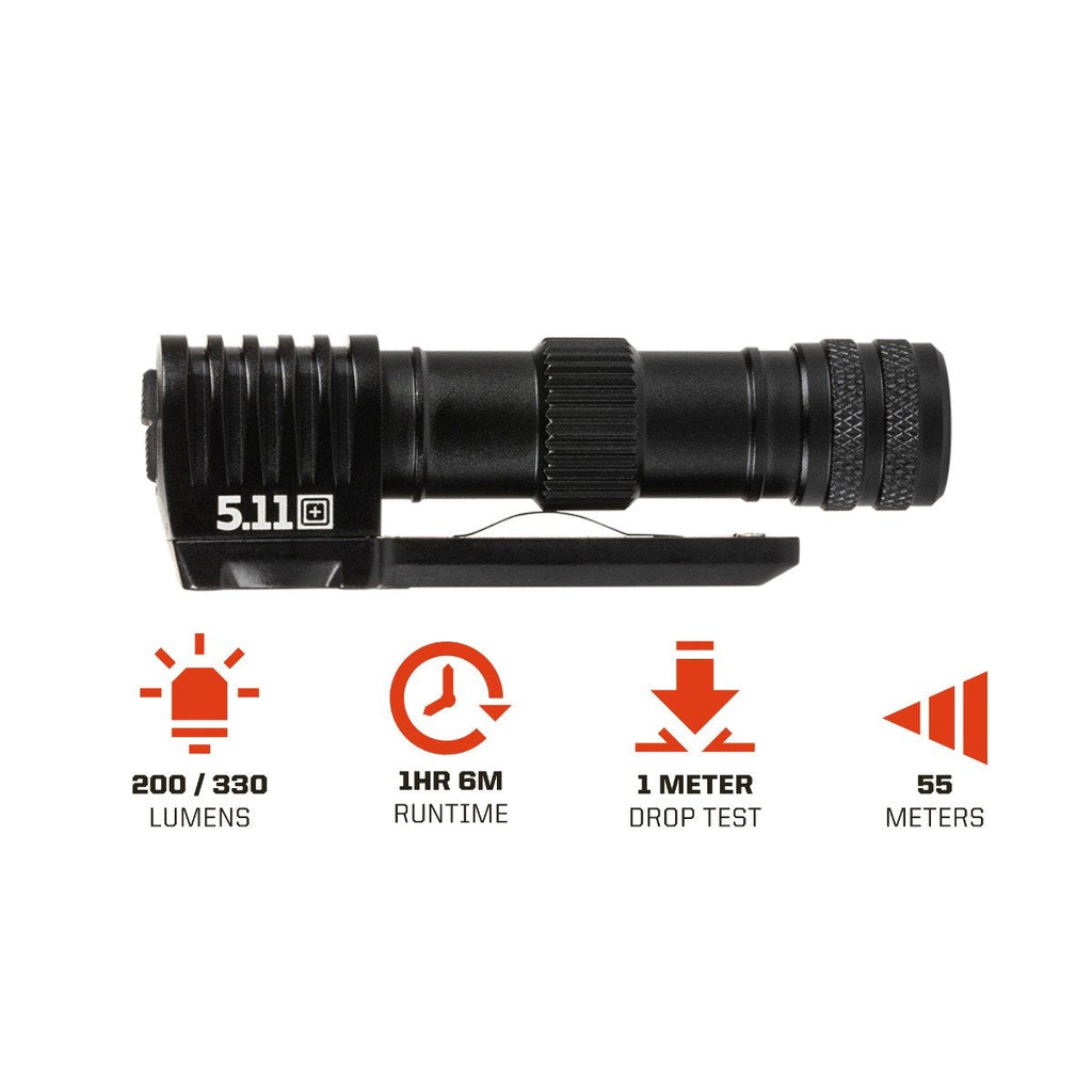 5.11 Rapid 1AA 200 Lumens LED Headlamp-Flashlights and Lighting-5.11 Tactical-TacSource