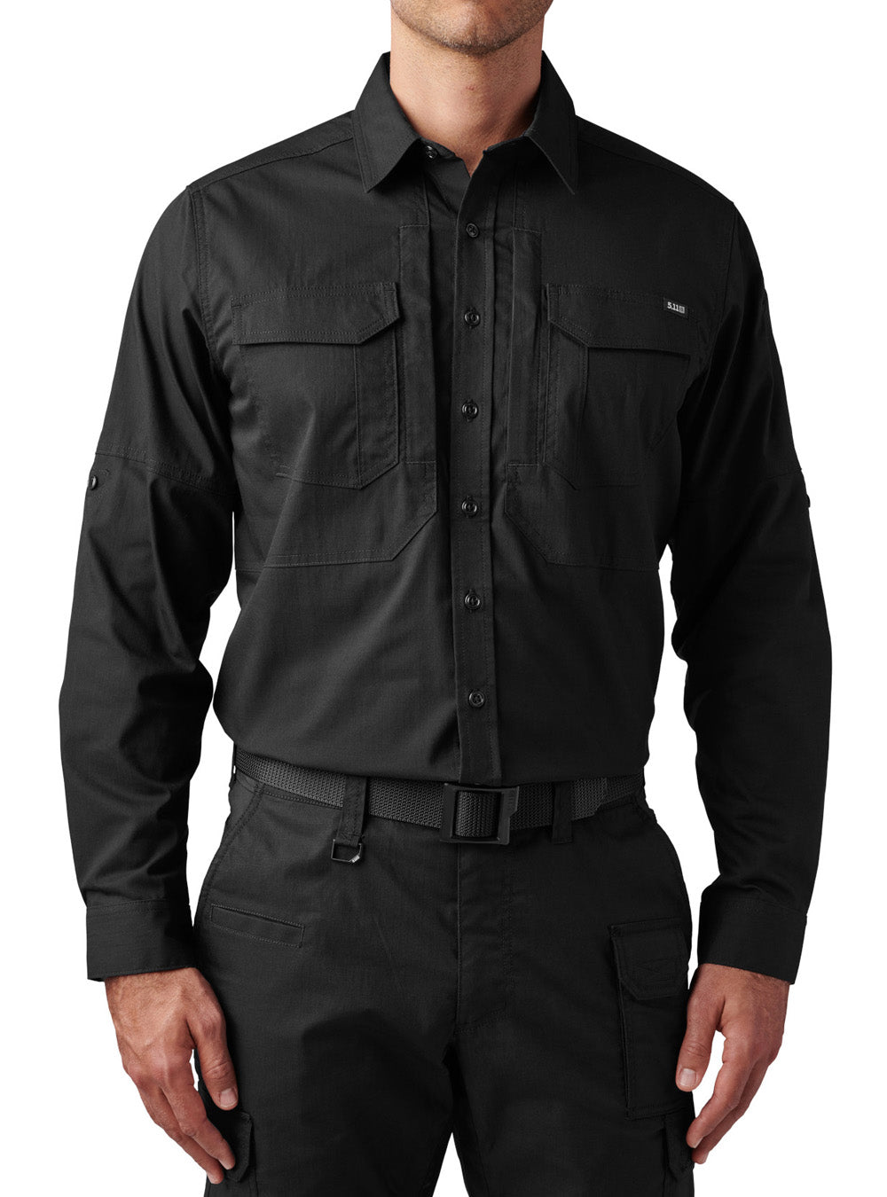 5.11 Tactical ABR Pro L/S Shirt - Black-Long Sleeves-5.11 Tactical-TacSource