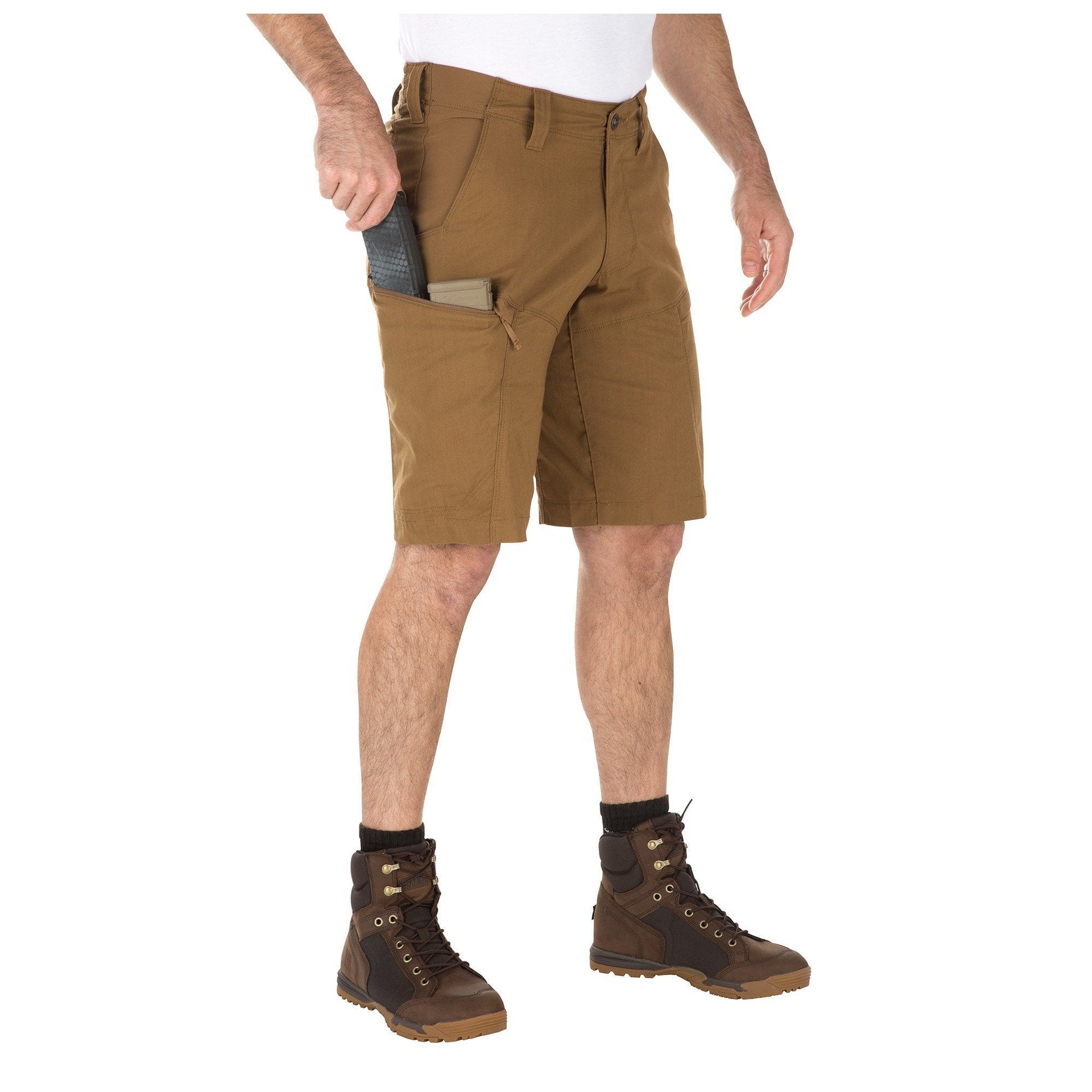 5.11 Tactical Apex 11" Shorts-Cargo Shorts-5.11 Tactical-Battle Brown-28-TacSource