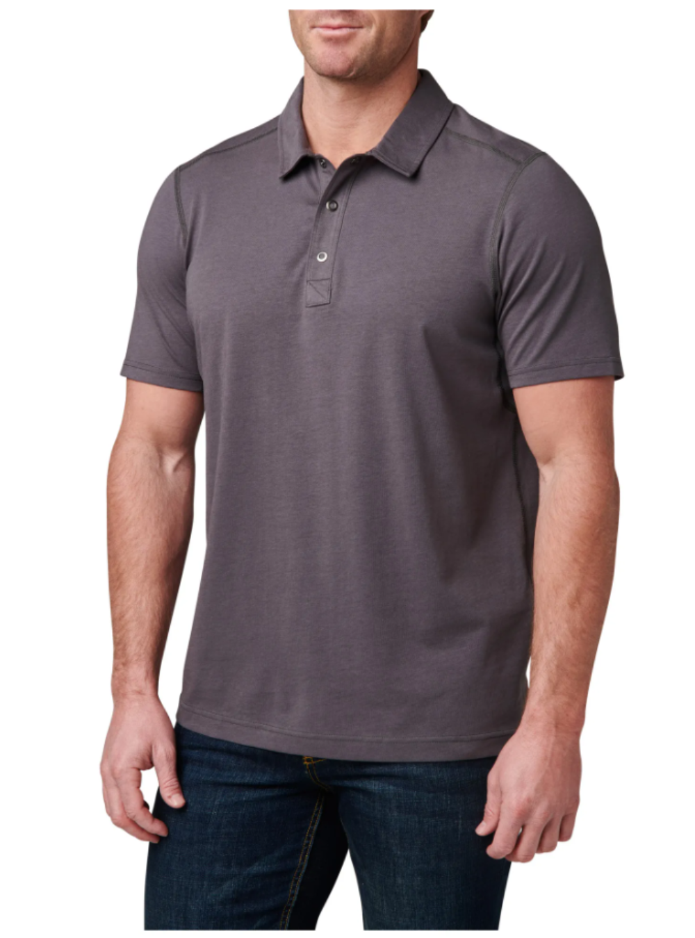 5.11 Tactical Archer Short-Sleeve Polo 2.0-Polos-5.11 Tactical-Large-Charcoal-TacSource