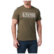 5.11 Tactical ATMOS Logo Tee - Ranger Green-Shirts-5.11 Tactical-TacSource