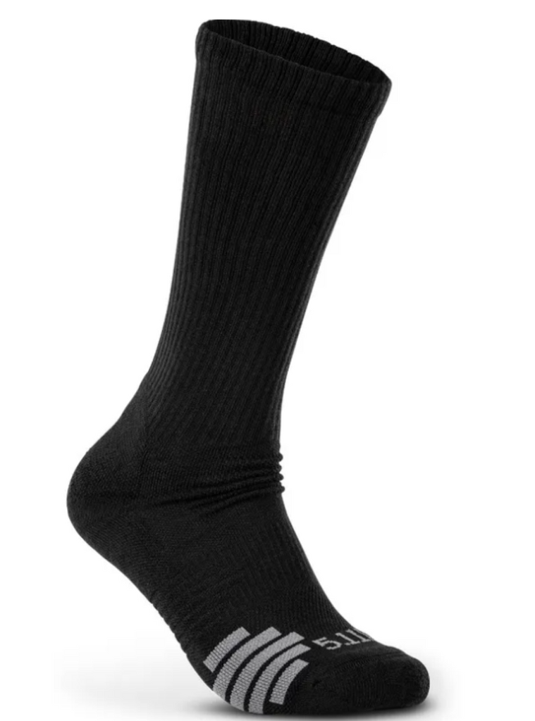 5.11 Tactical Duty Ready Plus OTC Socks - 3 Pack-Socks-5.11 Tactical-Large-Black-TacSource