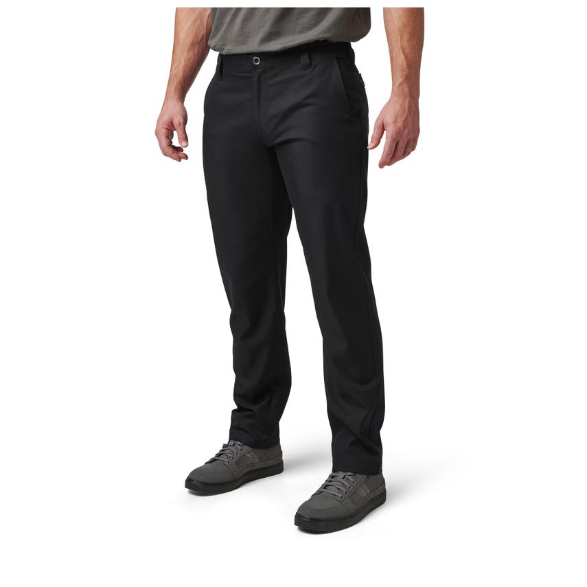 5.11 TACTICAL EDGE CHINO PANT 2.0 - Black-Pants-5.11 Tactical-TacSource