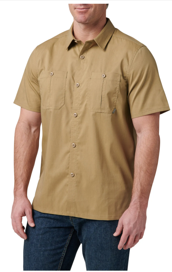 5.11 Tactical Landen Work Shirt-Short Sleeves-5.11 Tactical-TacSource