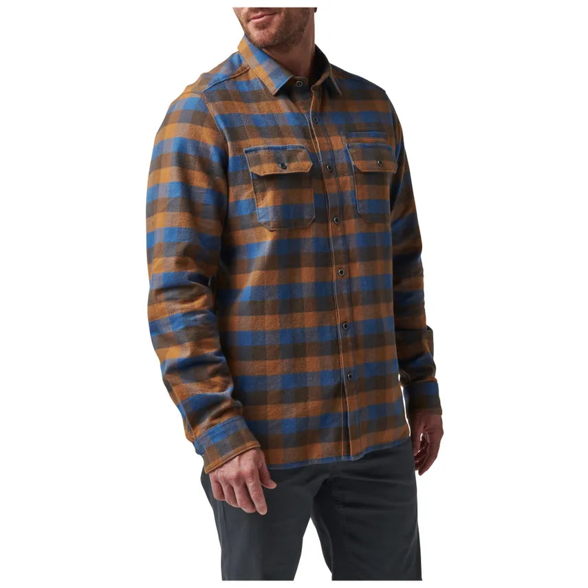 5.11 Tactical Lester HVYWT Flannel-Long Sleeves-5.11 Tactical-TacSource