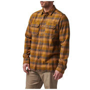 5.11 Tactical Lester HVYWT Flannel-Long Sleeves-5.11 Tactical-BRN DUCK PLD-2XL-TacSource