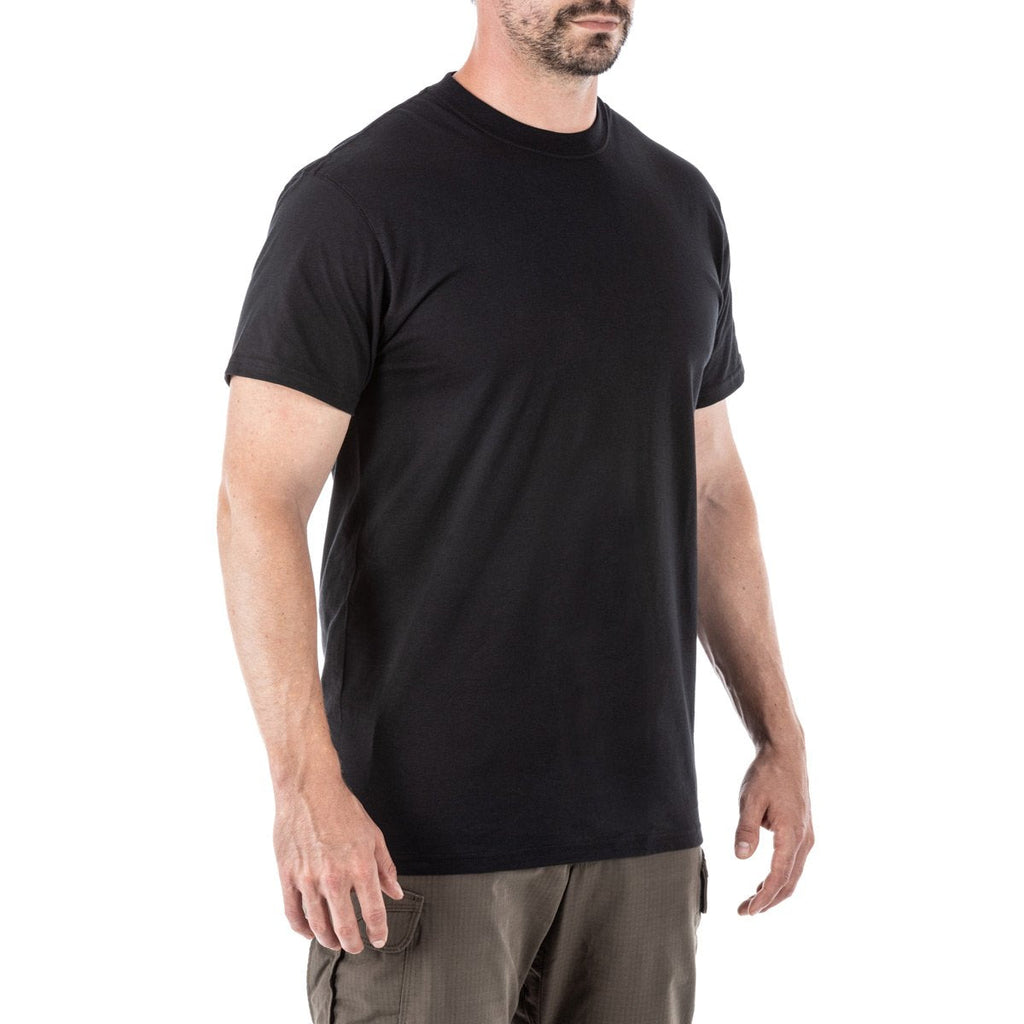 5.11 Tactical Mens Utili-T Crew Tees Pack of 3 Black-T-Shirt-5.11 Tactical-TacSource