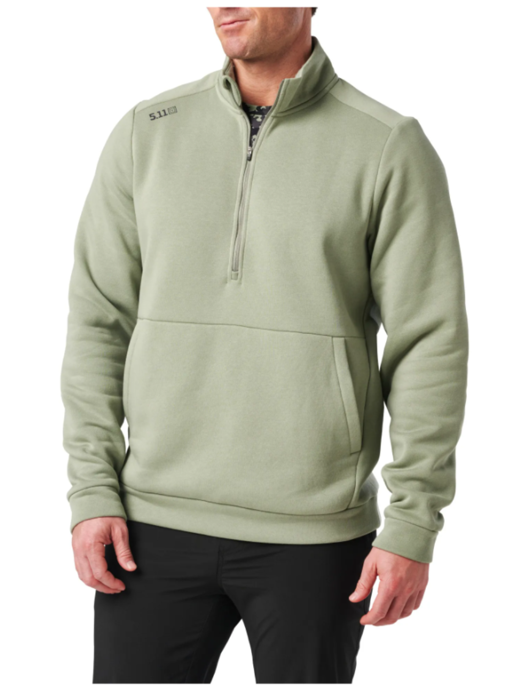 5.11 Tactical PT-R Arrive 1/4 Zip Fleece-Fleece-5.11 Tactical-Shadow Green-2XL-TacSource