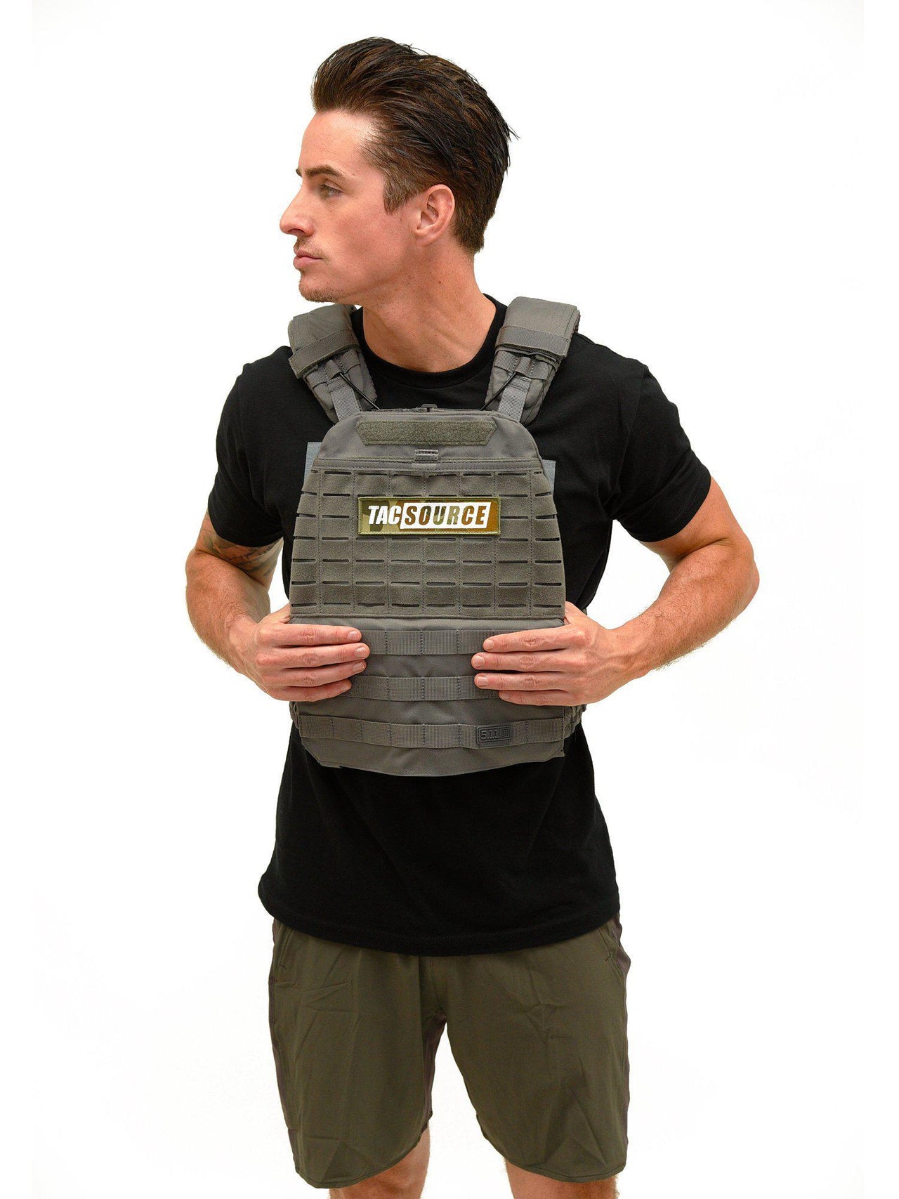 5.11 Tactical Tac-Tec Plate Carrier-Load Bearing-5.11 Tactical-Storm Grey-TacSource