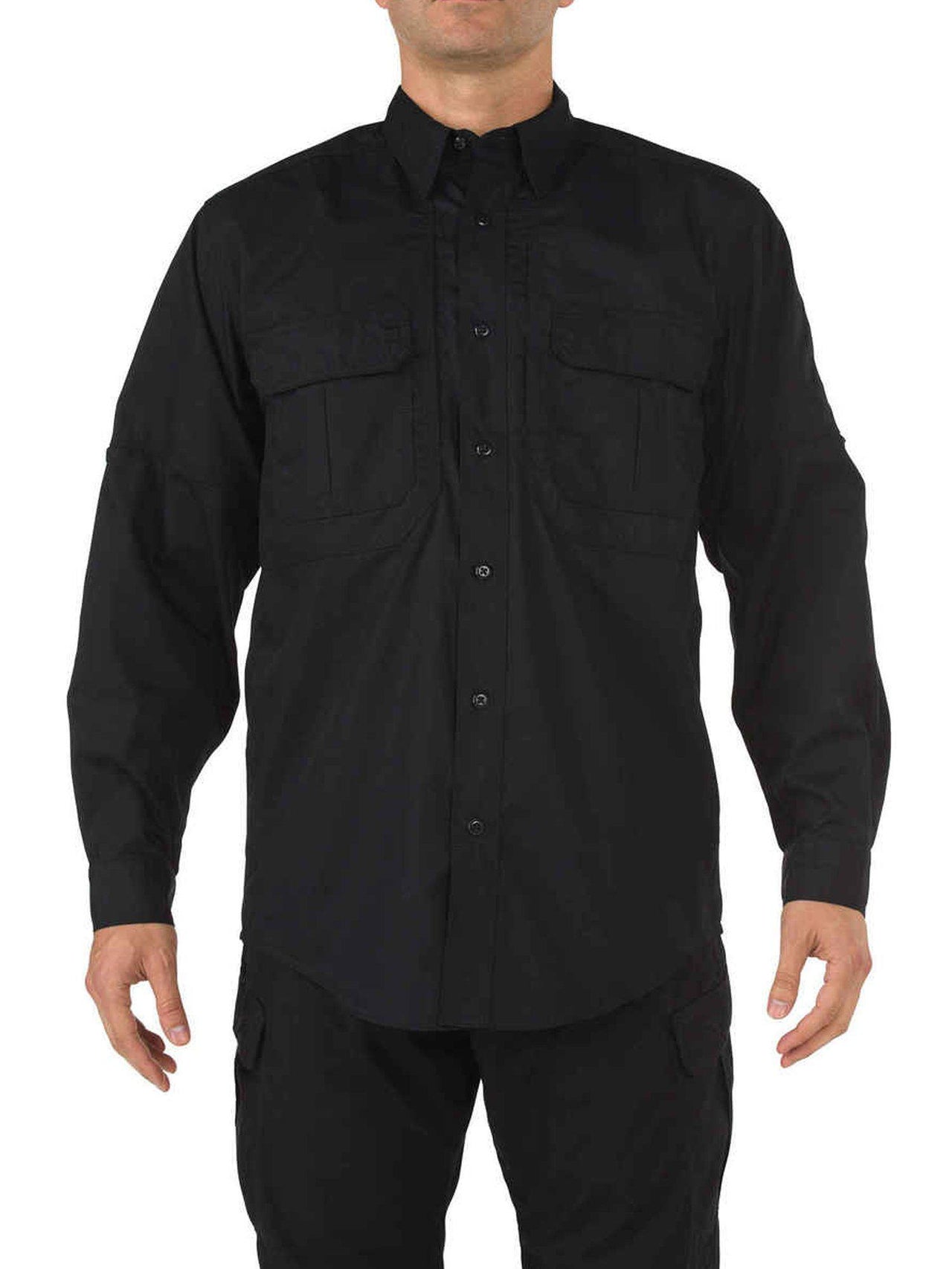 5.11 Tactical Taclite Pro LS Shirt-Long Sleeves-5.11 Tactical-XSmall-Black-TacSource