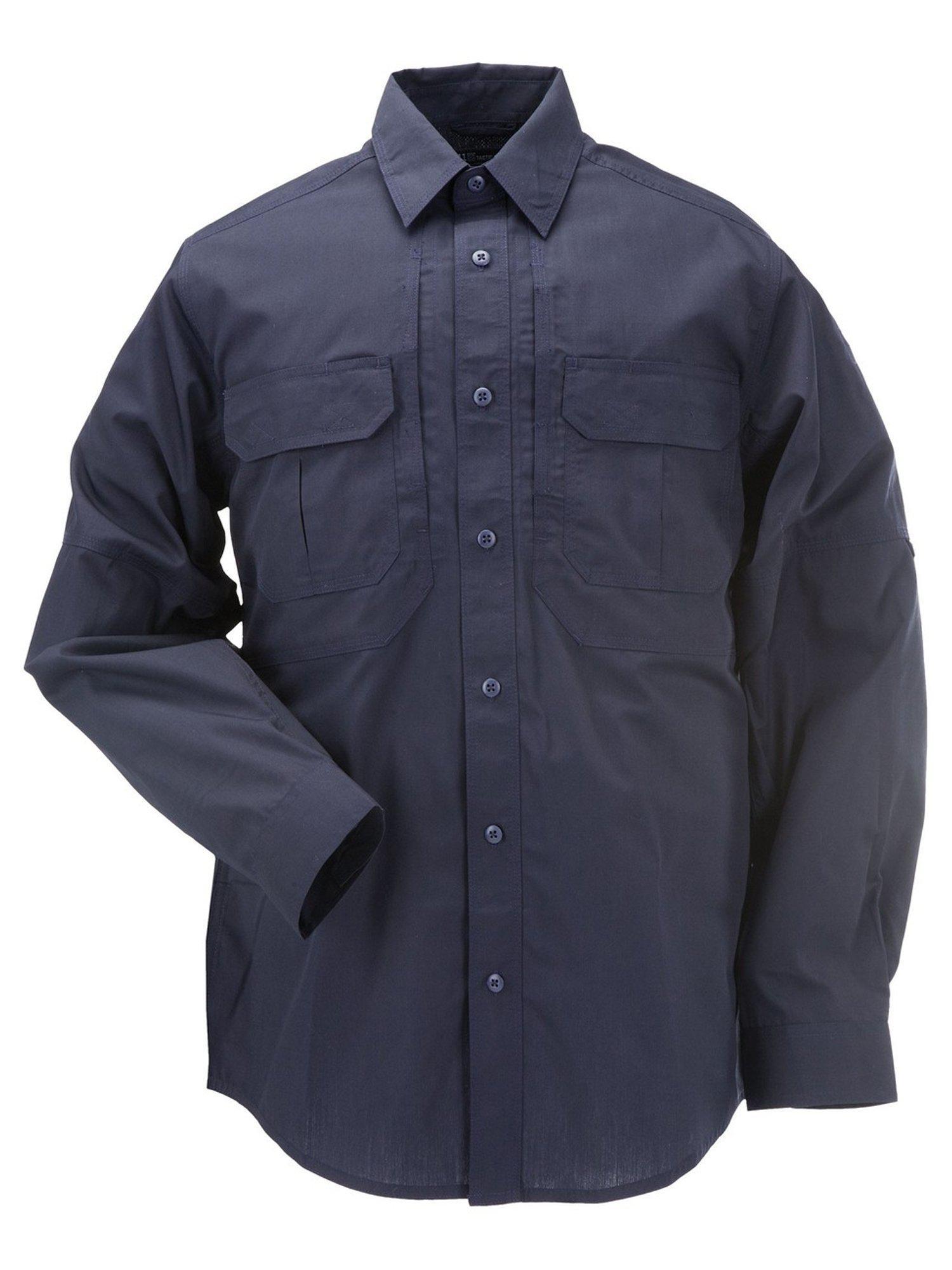 5.11 Tactical Taclite Pro LS Shirt-Long Sleeves-5.11 Tactical-XSmall-Dark Navy-TacSource