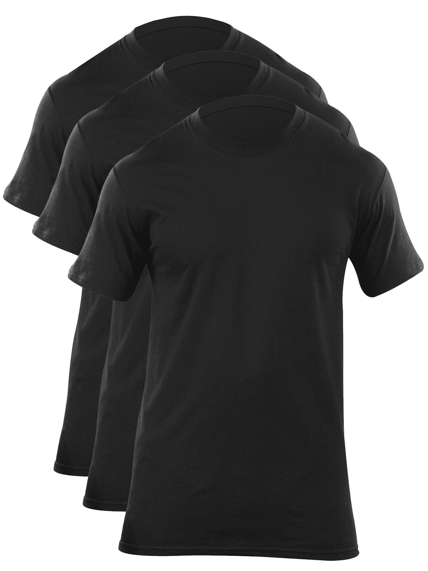 5.11 Tactical Utili-T Crew 3 Pack - Black-T-Shirt-5.11 Tactical-TacSource