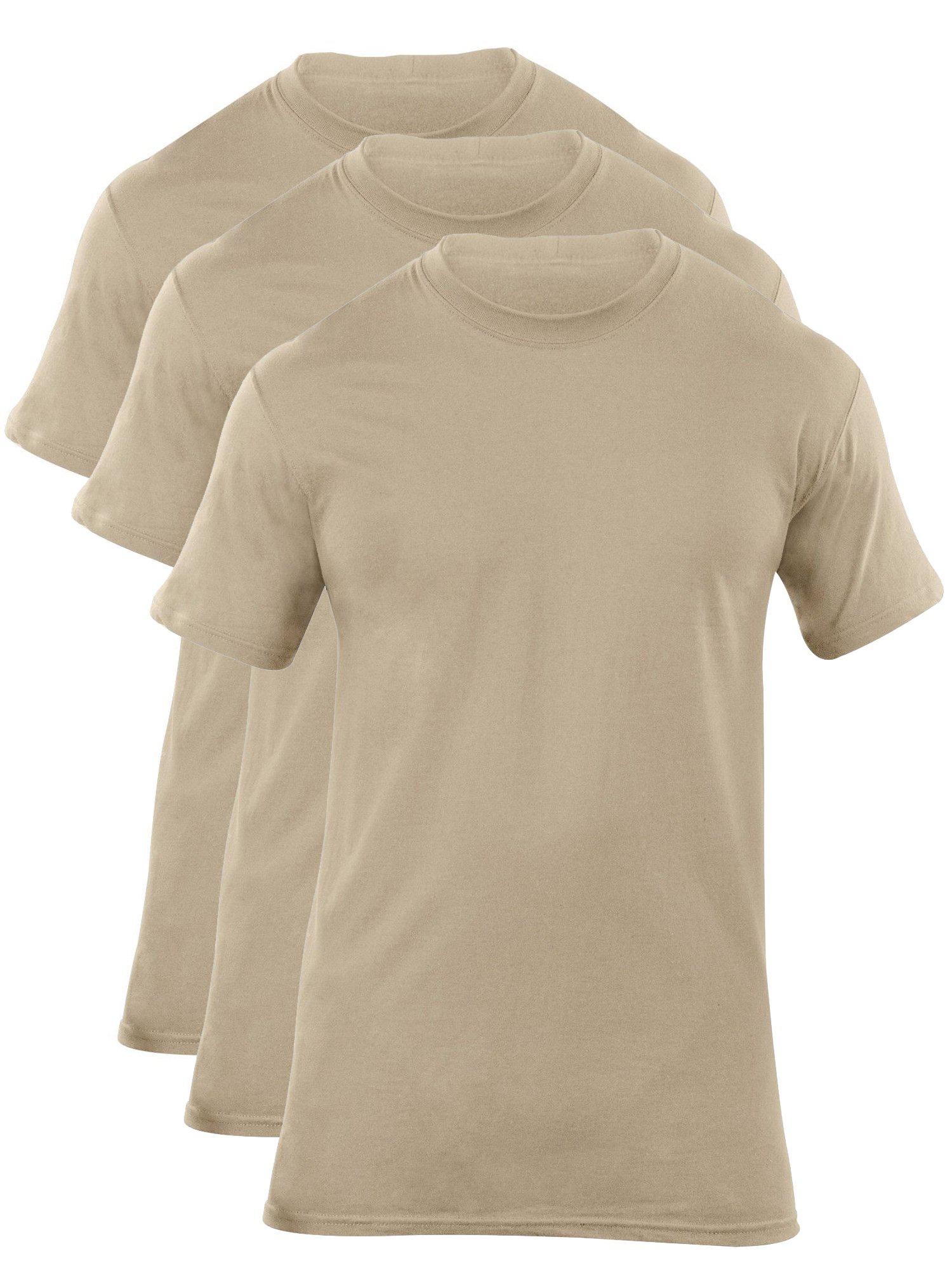 5.11 Tactical Utili-T Crew 3 Pack - Tan-T-Shirt-5.11 Tactical-TacSource