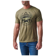 5.11 Tactical VAER ALLTID KLAR TEE - Military Green-Shirts-5.11 Tactical-TacSource