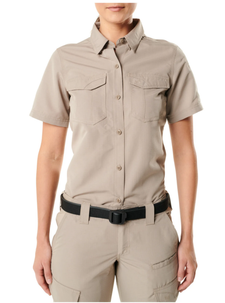 5.11 Tactical Women's Fast-Tac Short Sleeve Shirt-Short Sleeves-5.11 Tactical-TacSource