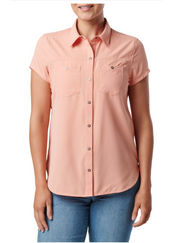 5.11 Tactical Women's Marksman Short Sleeve Shirt-Short Sleeves-5.11 Tactical-L-Canyon Sunset-TacSource