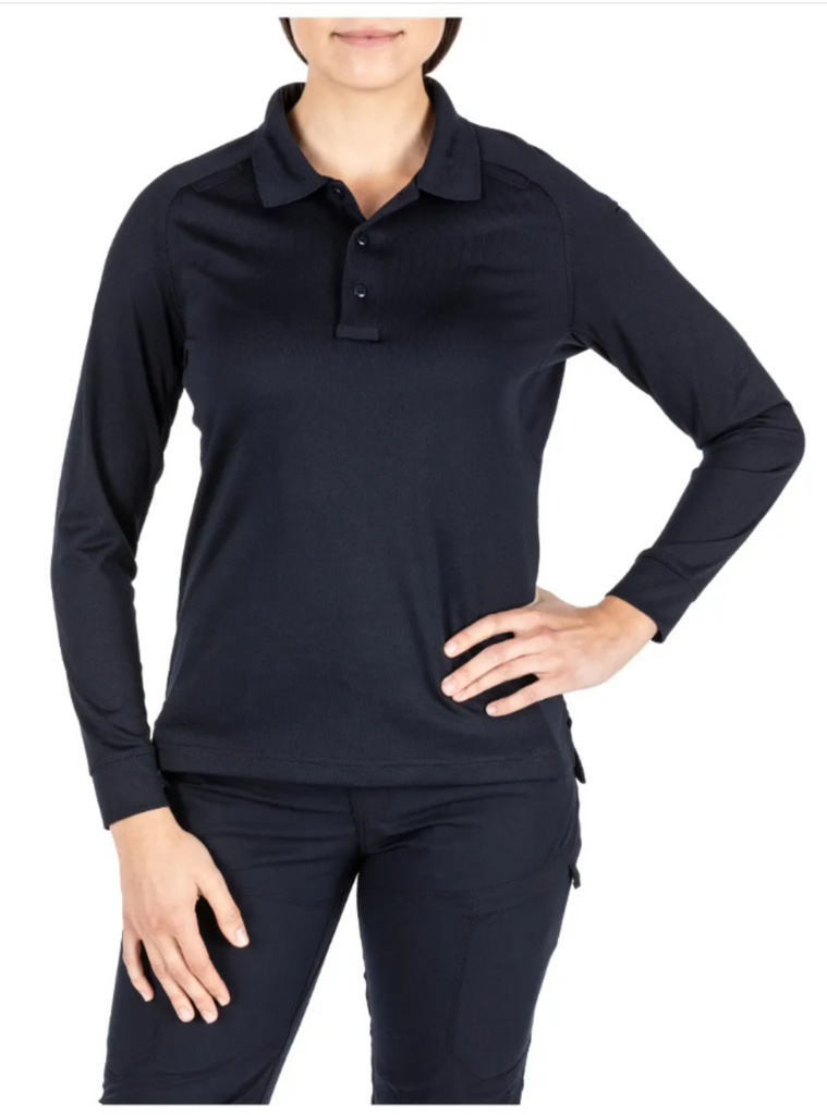 5.11 Tactical Women's Performance Long Sleeve Polo-Polos-5.11 Tactical-TacSource