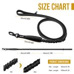 ONETIGRIS Dog Leash 22 - Black