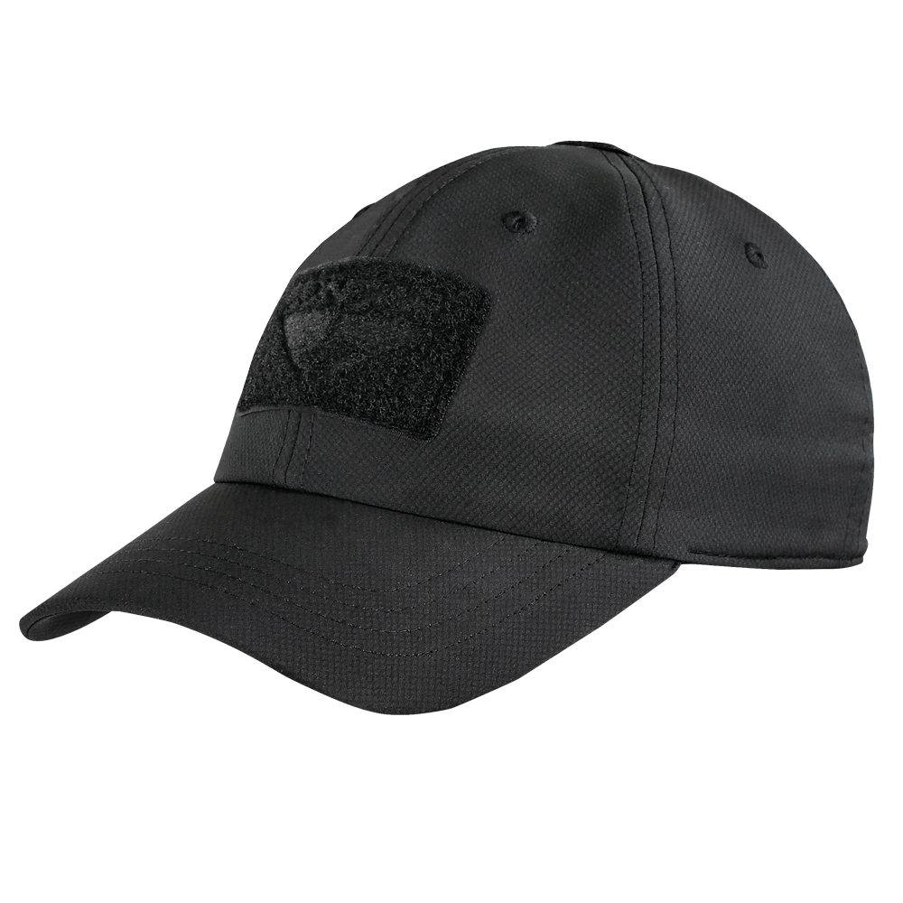 Condor Cool Mesh Tactical Cap Black-Headwear-Condor Outdoor-Small/Medium-TacSource