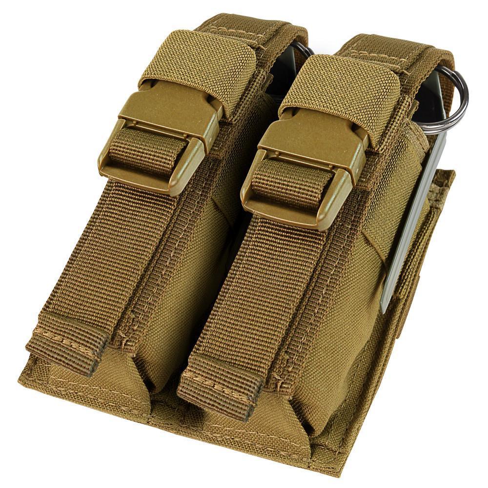 Condor Double Flashbang Pouch-Accessories-Condor Outdoor-Coyote Brown-TacSource