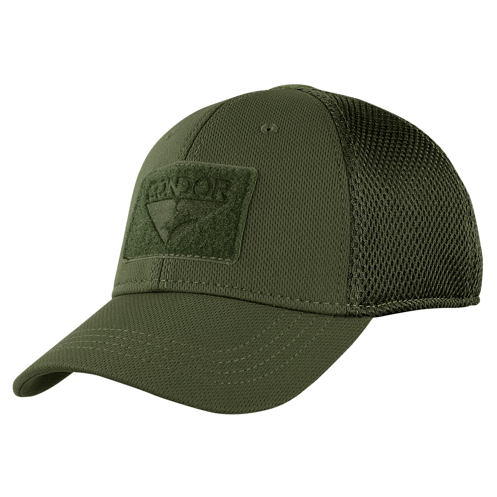 Condor Flex Mesh Cap-Headwear-Condor Outdoor-OD Green-Small/Medium-TacSource