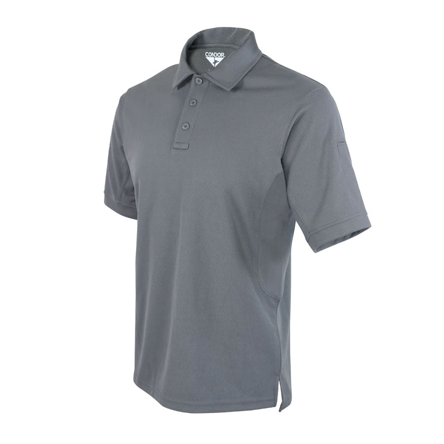 Condor Performance Tactical Polo-Short Sleeves-Condor Outdoor-Graphite-Small-TacSource