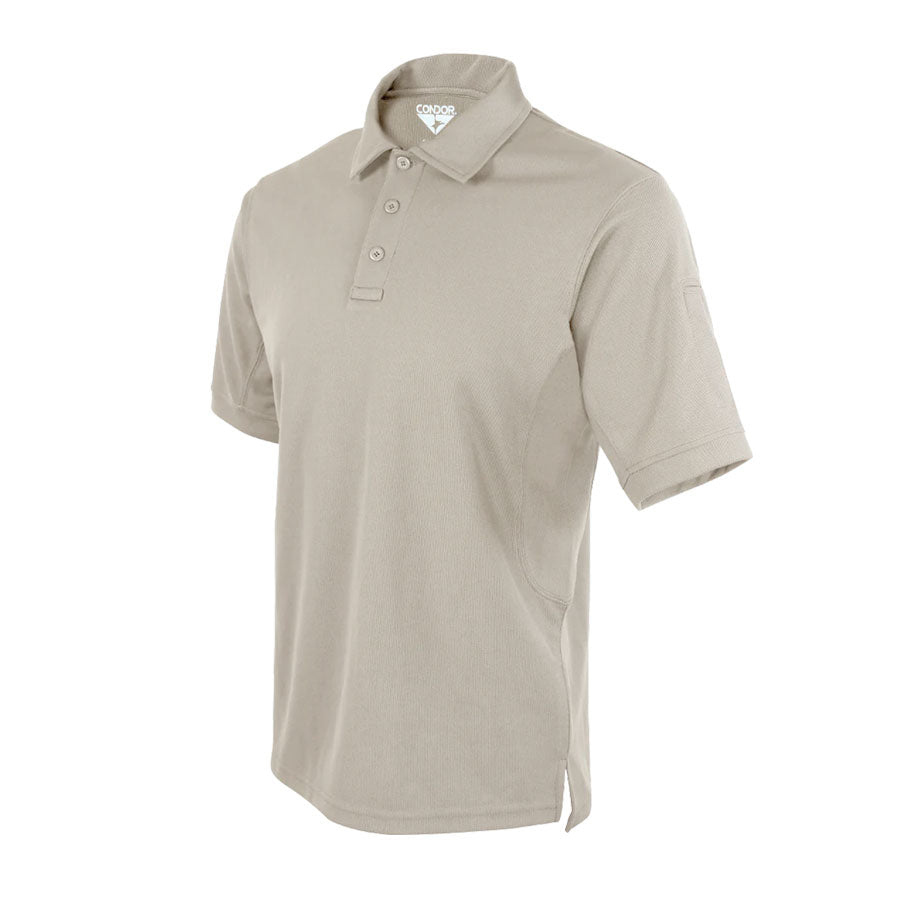 Condor Performance Tactical Polo-Short Sleeves-Condor Outdoor-Sand-Small-TacSource