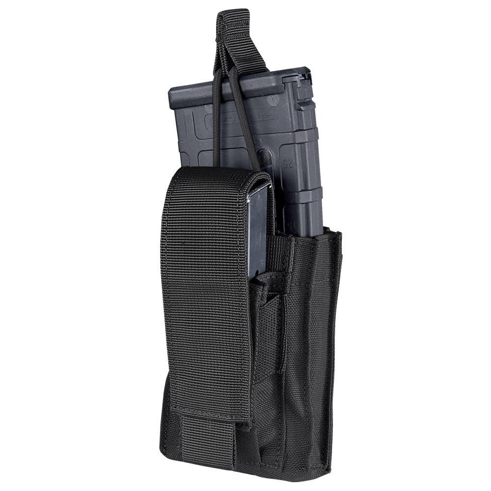 Condor Single Kangaroo Mag Pouch Gen II-Pouches-Condor Outdoor-Black-TacSource