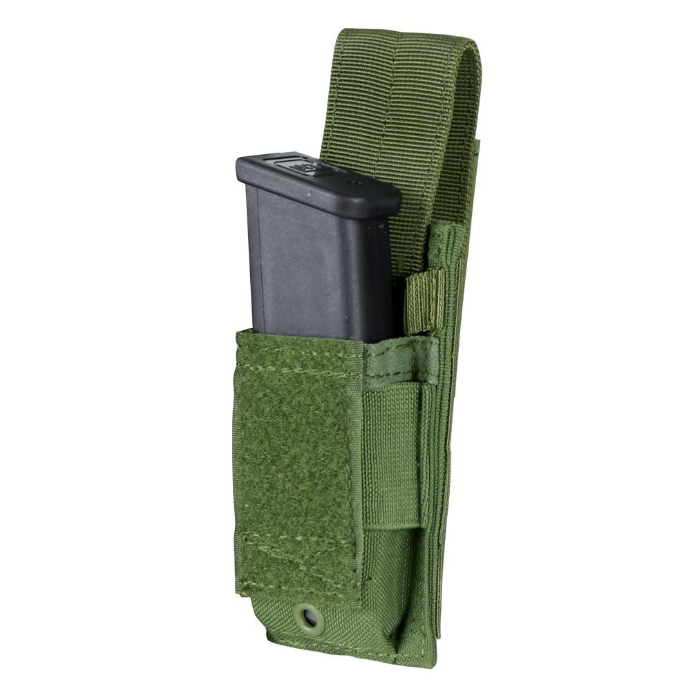 Condor Single Pistol Mag Pouch Coyote Brown-Accessories-Condor Outdoor-TacSource