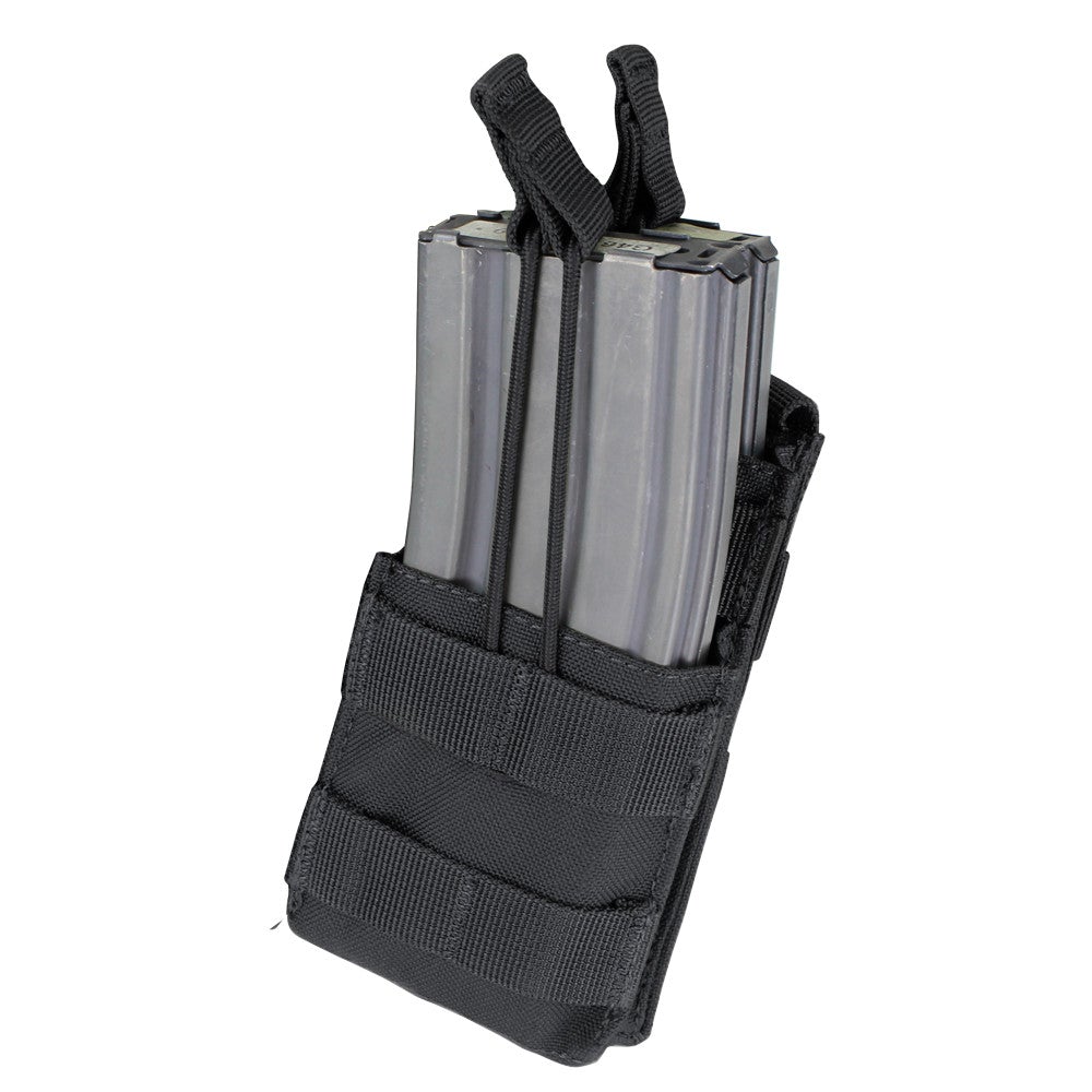 Condor Single Stacker M4 Mag Pouch-Accessories-Condor Outdoor-Black-TacSource