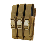 Condor Triple MP5 Mag Pouch-Pouches-Condor Outdoor-Coyote Brown-TacSource