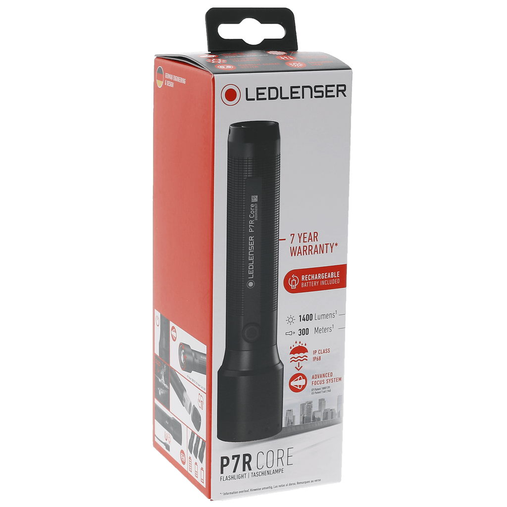 Ledlenser P7R Core 1400 Lumens Rechargeable Flashlight-Flashlights and Lighting-Ledlenser-TacSource