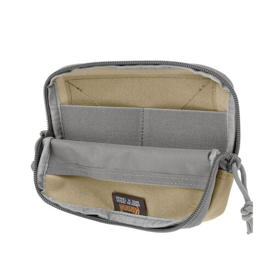 Maxpedition Hook & Loop 5x7 Inches Zipper Pocket Khaki Foliage-Pouches-Maxpedition-TacSource