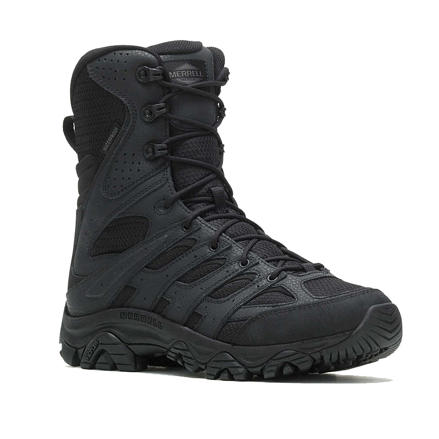 Merrell Tactical J003907 MOAB 3 Tactical Waterproof 8 Inches Side-Zip Boot Black-Boots-Merrell Tactical-TacSource