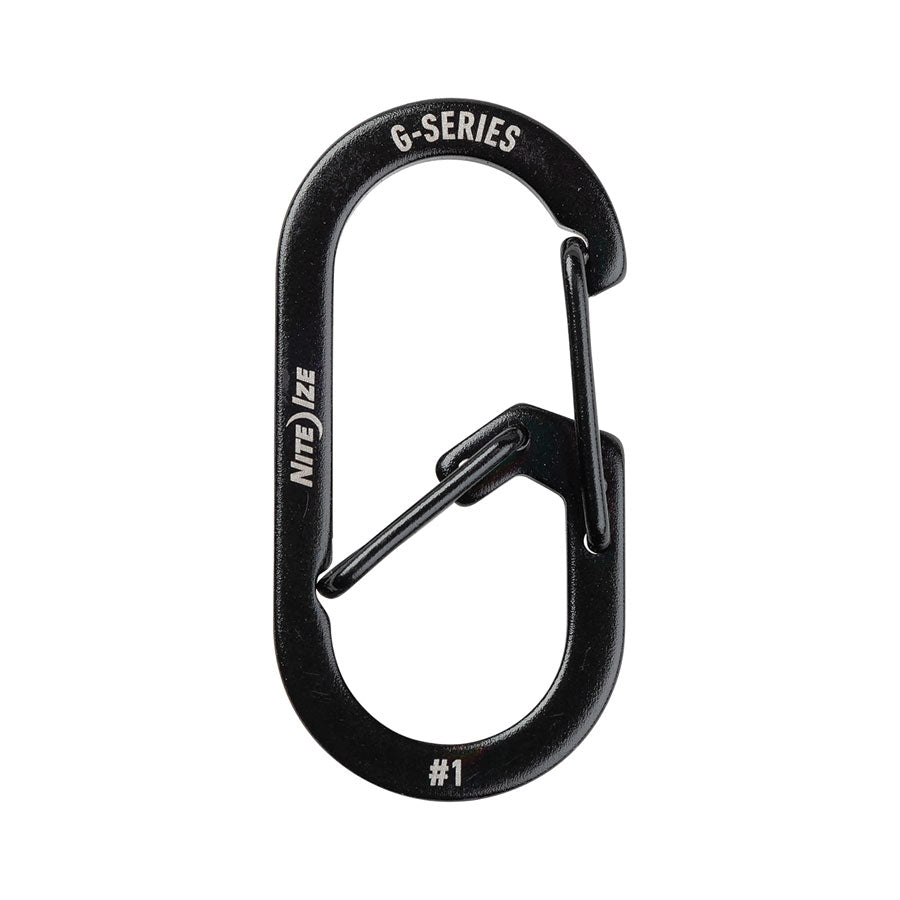 Nite Ize G-Series Dual Chamber Carabiner #1-Outdoor and Survival-Nite-Ize-Black-TacSource