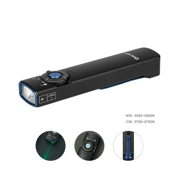 Olight Arkfeld 1000 Lumens EDC Torch - Black-Flashlights and Lighting-Olight-TacSource