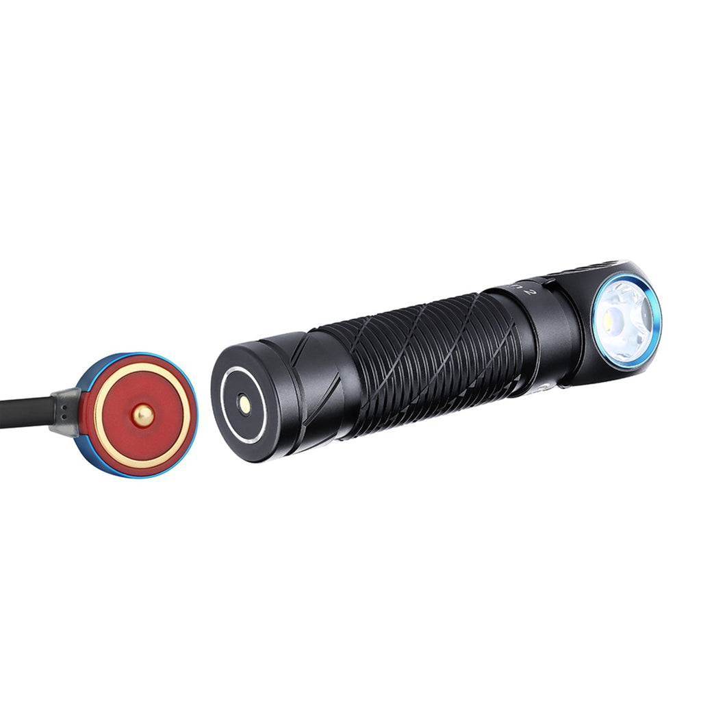 Olight Perun PERUN 2 2500 Lumens Rechargeable LED Torch Head Mounted Black-Flashlights and Lighting-Olight-TacSource