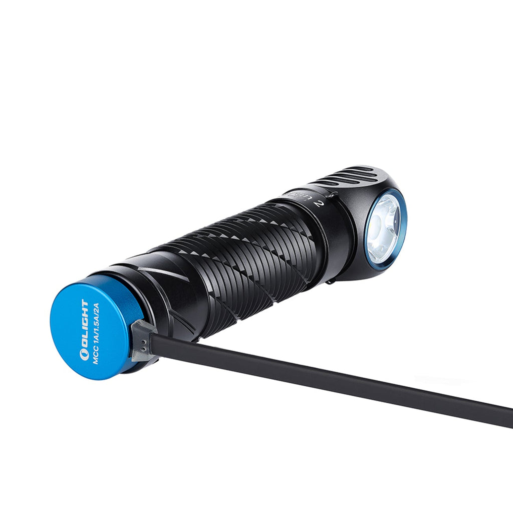Olight Perun PERUN 2 2500 Lumens Rechargeable LED Torch Head Mounted Black-Flashlights and Lighting-Olight-TacSource