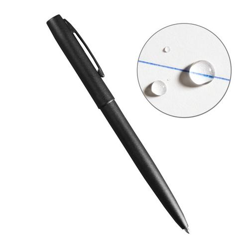 Rite in the Rain All Weather Clicker Metal Pen No. 97 Matte Black-Pens, Notebooks and Stationery-Rite in the Rain-Blue-TacSource