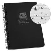 Rite in the Rain No773 Side Spiral Notebook Universal Black-Pens, Notebooks and Stationery-Rite in the Rain-TacSource