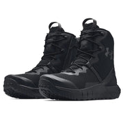 Under Armour Men's Micro G Valsetz Zip Tactical Boot Black-Footwear-Under Armour-TacSource