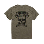 VIKTOS Kbarred Tee Olive Heather-T-Shirt-VIKTOS-TacSource